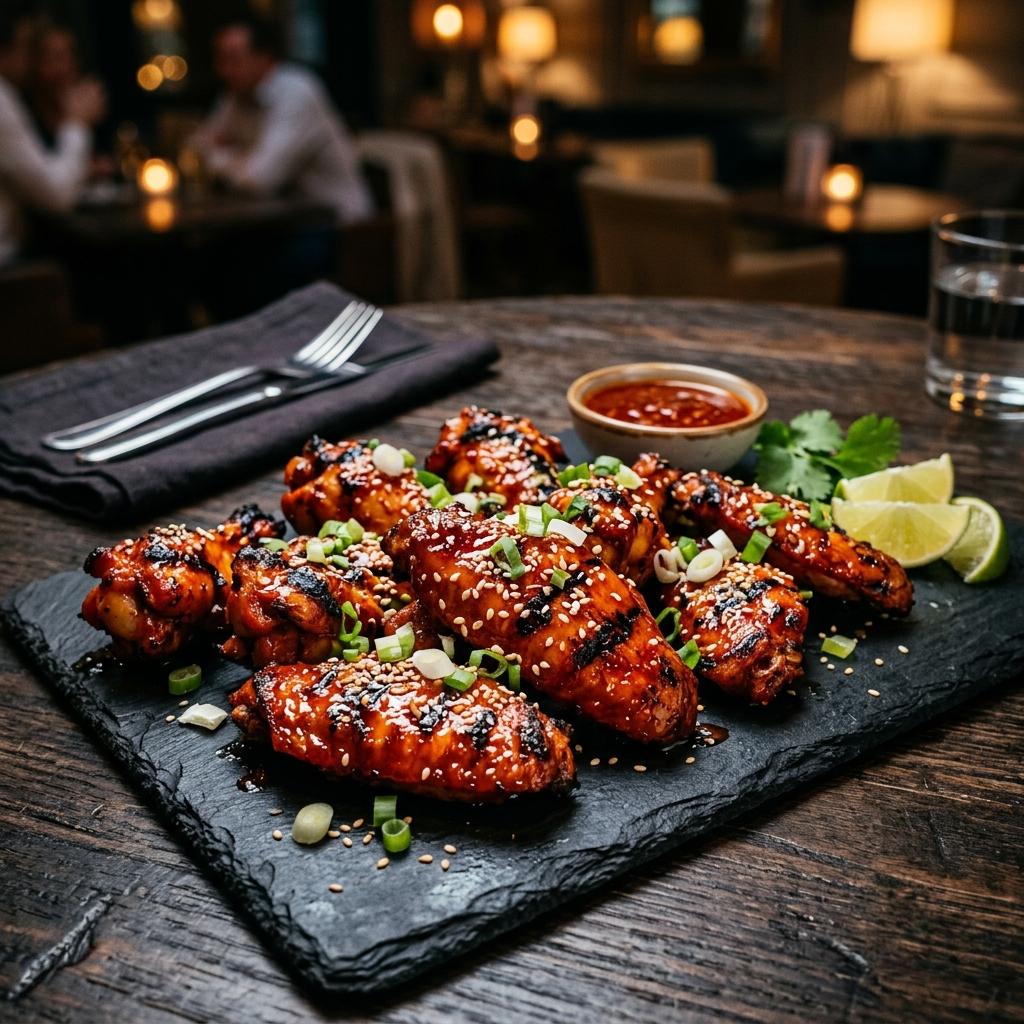 Schezwan Wings (Grill 'N' Chill)
